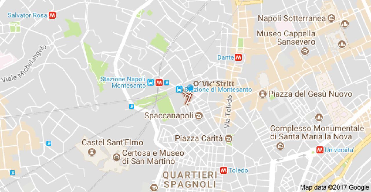 O Vic' Stritt' Hotel Napoli Ngoại thất bức ảnh
